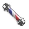 Barber Shop Pole Rotating Lighting Red White Blue Stripe Rotating Light Stripes Sign Hair Wall Hanging LED Downlights