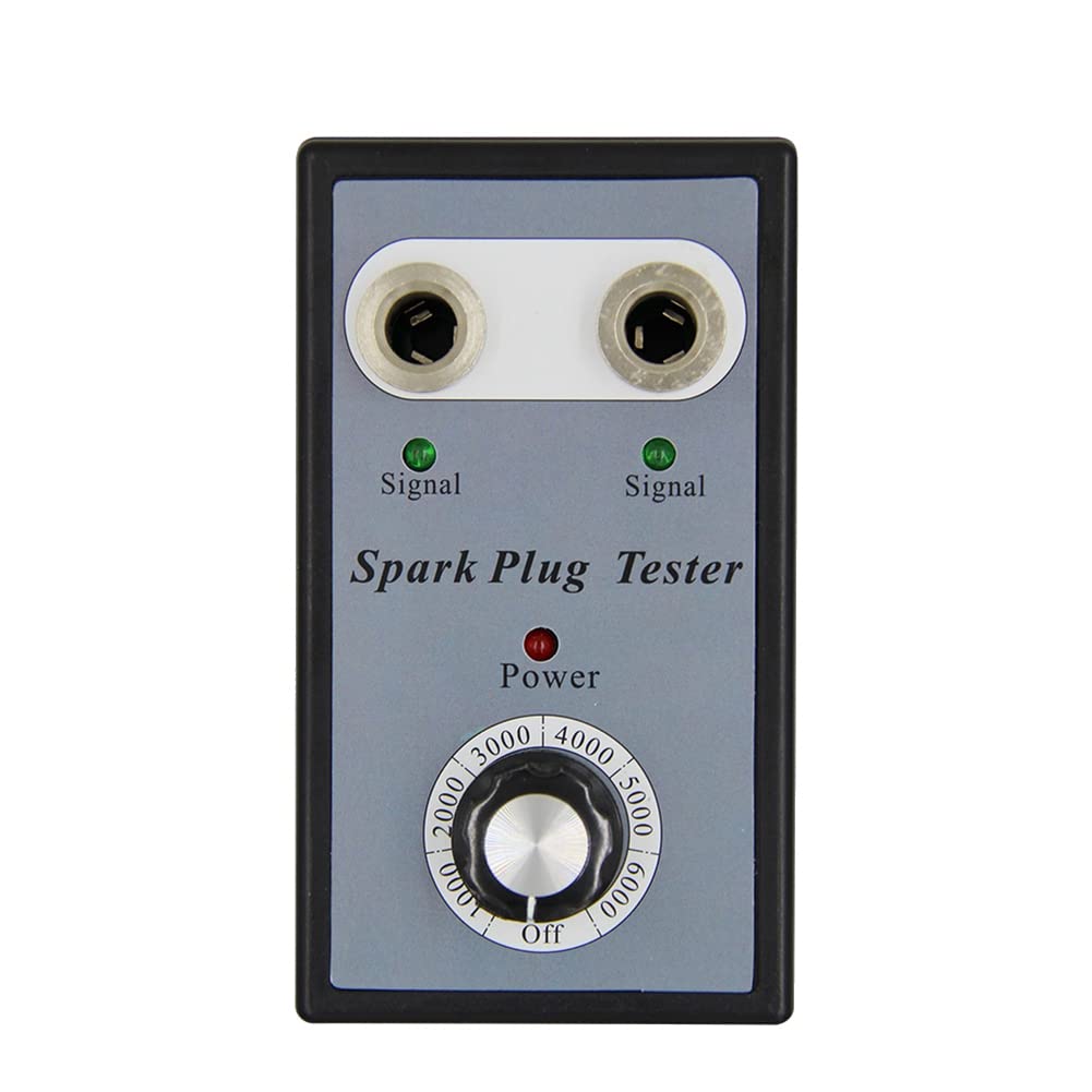 Vrttlkkfe Car Spark Plug Tester Ignition Tester Automotive Diagnostic Tool Auto Double Hole Analyzer Truck