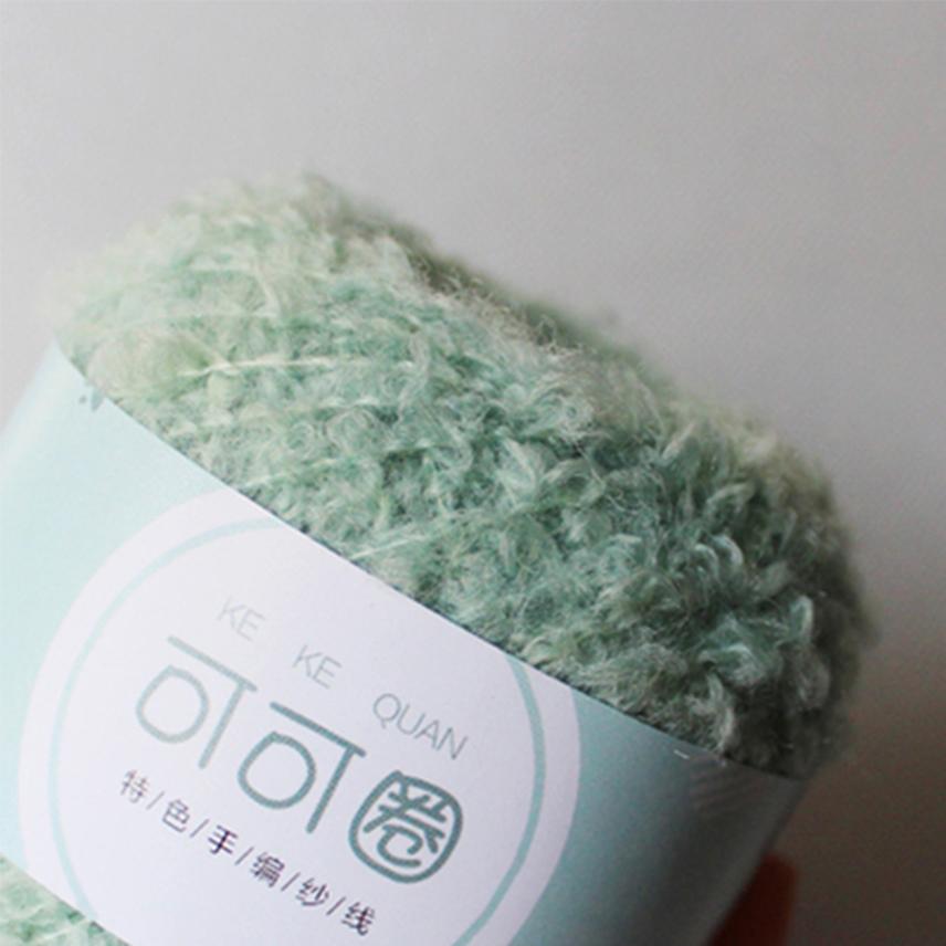 Wool Yarn Soft Smooth for Hand Knitting Circle Thread Crocheted Doll Hair DIY Plush Doll Needlework Knitting DIY Knitted Tool