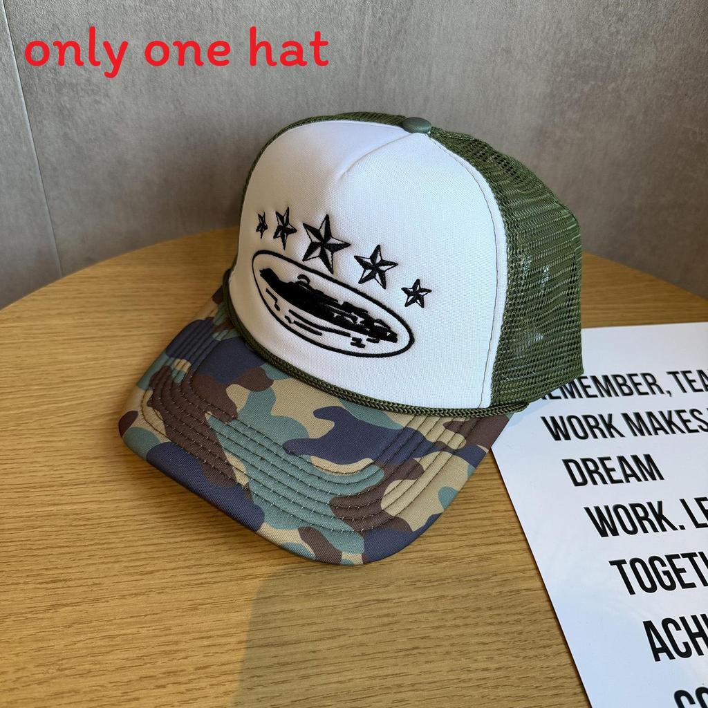 Street Style Embroidered Baseball Cap With Adjustable Fit For Summer Outdoor Activities