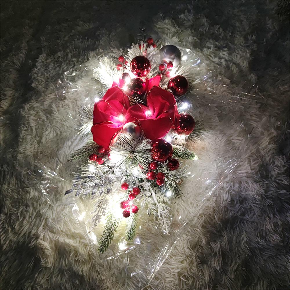 Nordic Christmas Staircase Garland Ornament for Home Decoration