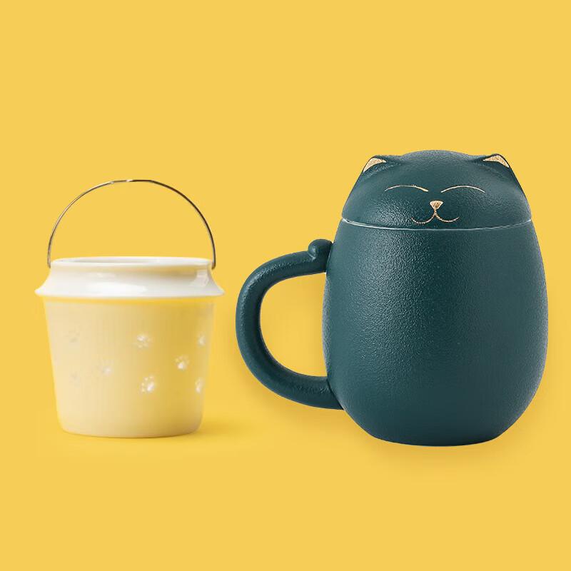 Chaxun Lucky Cat Teacup with Filter
