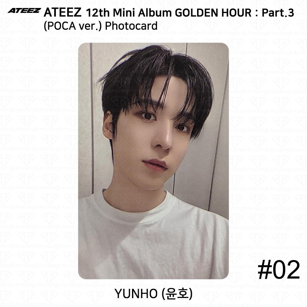 ATEEZ 12th Mini Golden Hour Part.3 POCA Ver. Official Photocard QR Image Card