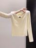 Lace Trim Slim Fit Long Sleeve T-Shirt - Autumn/Winter Slimming Base Layer