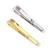 Simple Silver Gold Toned Stainless Steel Necktie Clasp for Men Gift Suit Clip Metal Tie Clip Pin