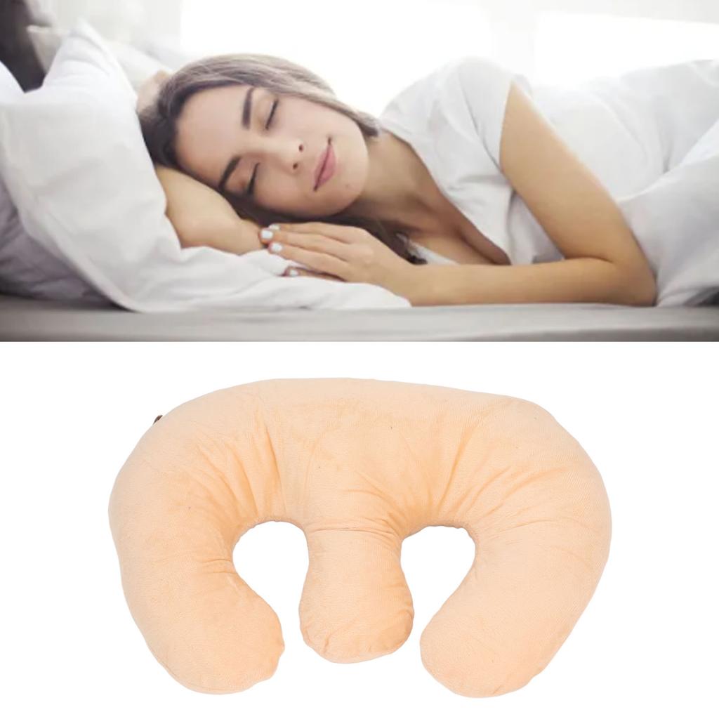 Breast Supporting Pillow Fatigue Relief Removable Chest Pillow Pad Soft Cushion for Lactation Sleep Massage
