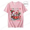 TShirt for Unisex Im Fineits Finejust Having A Meltdown Print TShirts Funny Cute SnowUnisex Christmas Clothing Casual Tees Top