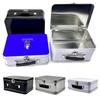 Tinplate Metal Storage Box White Black Silver Cake Packaging Box Lunch Box  Money Contain