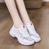 Dad Shoes Girl 2025 Spring and Summer New Muffin Single Shoes Versatile Fashion Thick Sole Height Increase Comfortable Casual White Shoes