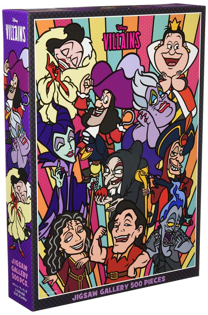 500 piece jigsaw puzzle Disney Kawaii Villains x 49 (35 cm)