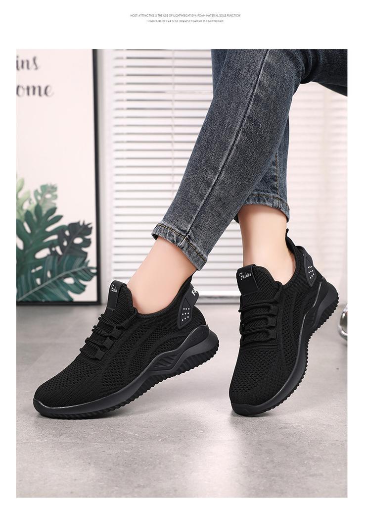 Shoes Women's casual shoes, women's shoes soft sole lightweight sports shoes mesh white shoes versatile outdoor single shoes