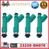 PEIVSO 4pcs 23250-0H070 23209-0H070 Fuel Injector For TOYOTA General / CAMRY (HYBRID) / AURION 2.0L 1AZFE 2.4L 2AZFE