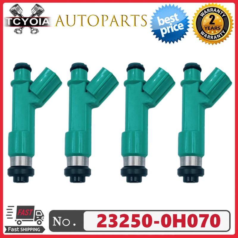 

PEIVSO 4pcs 23250-0H070 23209-0H070 Fuel Injector For TOYOTA General / CAMRY (HYBRID) / AURION 2.0L 1AZFE 2.4L 2AZFE 4pcs