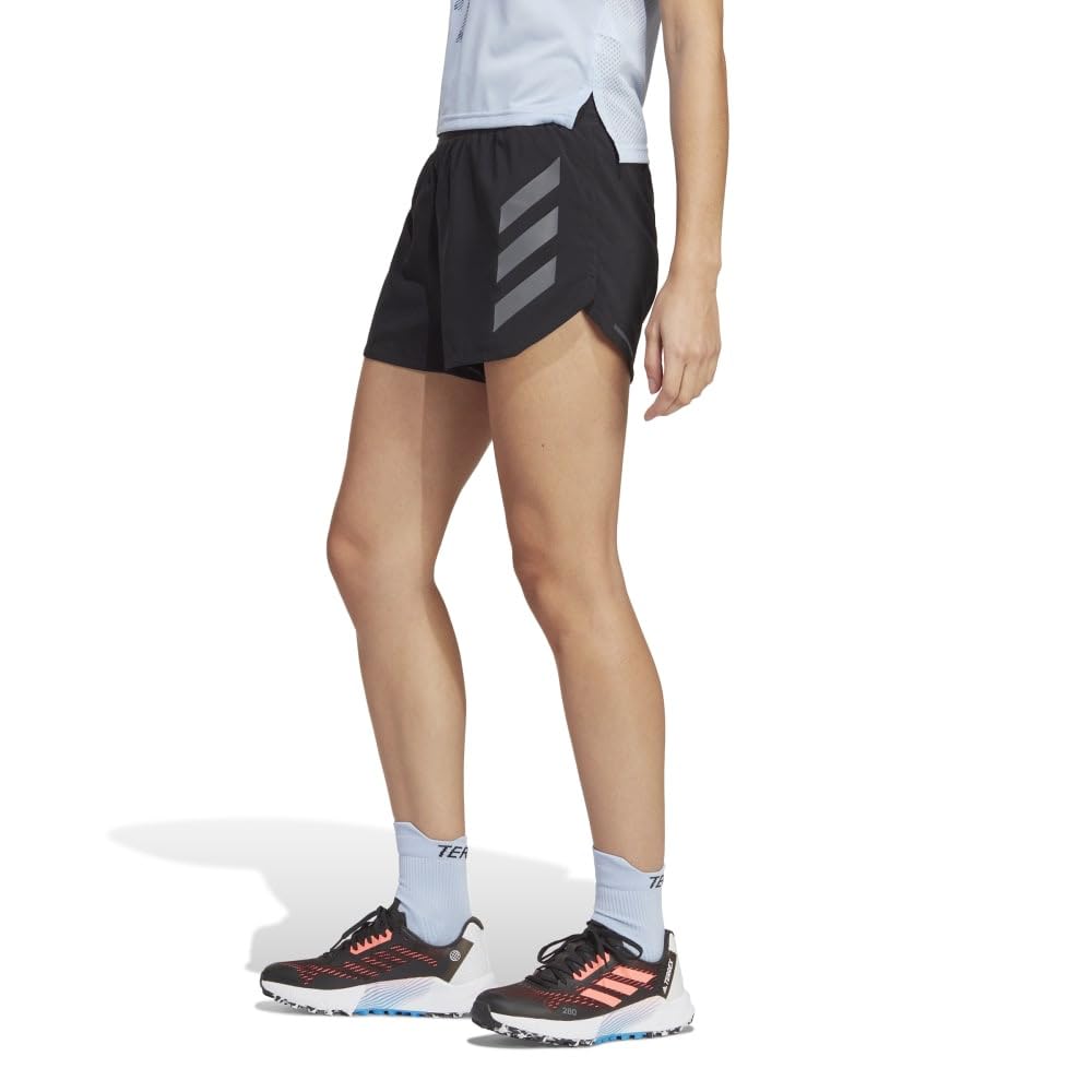 Adidas Terrex Agravic Trail Running Black Size Shorts, KS632, Women's, (HT9392), J/S4