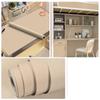 Matte Color Solid Design Dormitory Desktop Decoration Self Adhesive Wallpaper