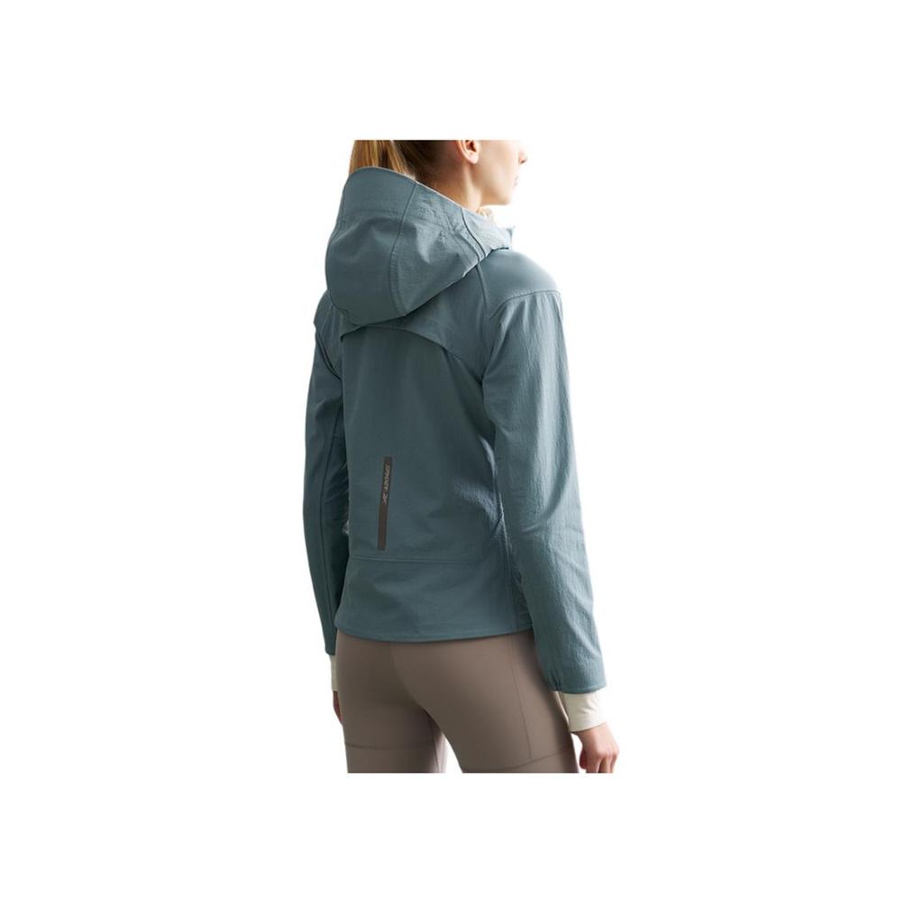 Reebok X Spyder Collaboration Trendy Sports Casual Windproof Hiking Jacket Women Jacket Light-Blue 24FRL104WGB1