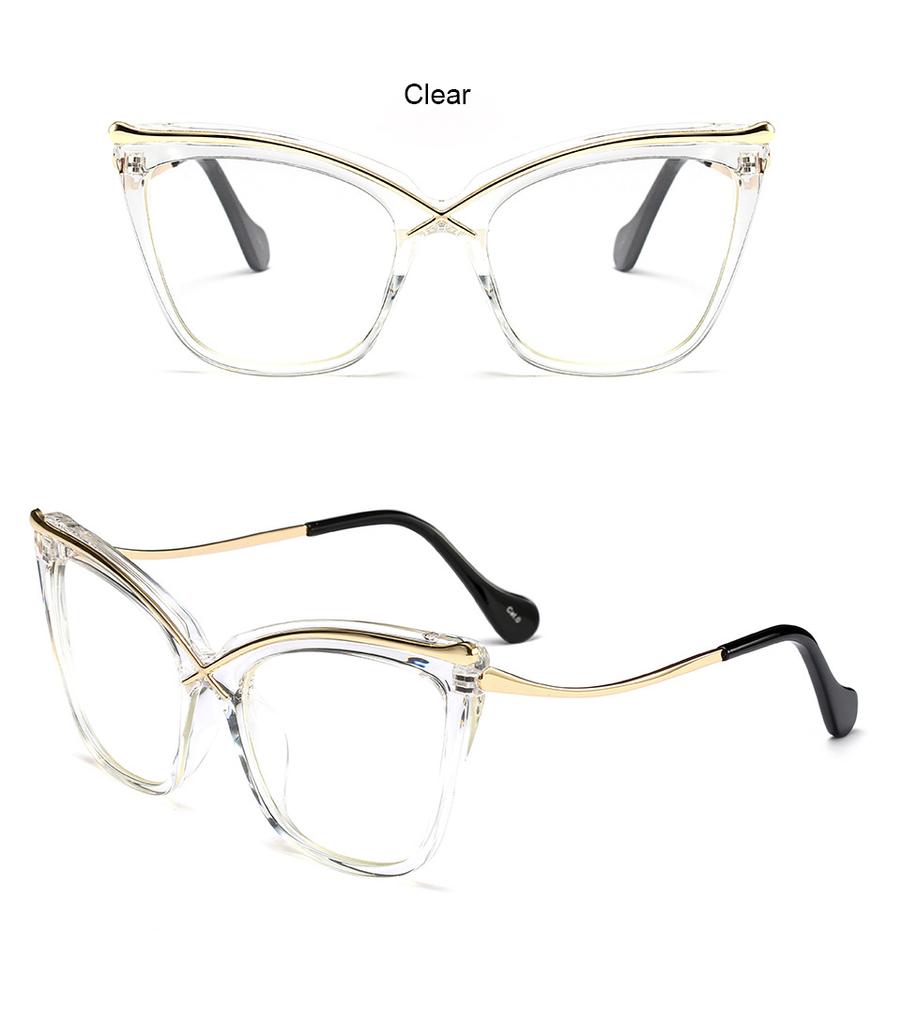 Oversized Leopard Cat Eye Reading Glasses Women Vintage Big Frame Anti Blue Light Presbyopia Glasses +2 +4 Leesbril