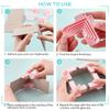 Scrapbook Gift Box Making Divider Assembly Clip Set - Binding Corner Clips, Suitable for Cardboard, Paperboard, Diorama,Divider Mounting Clips