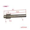 S-1/2Pcs 0.5M 17T 100MM Precision Gear Rack - Steel Sliding Platform Gear for Lifting Table Adjustment DIY Tool Accessory