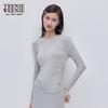 Teenie Weeniebearnova Women's Soft Long Sleeve Round Neck Top