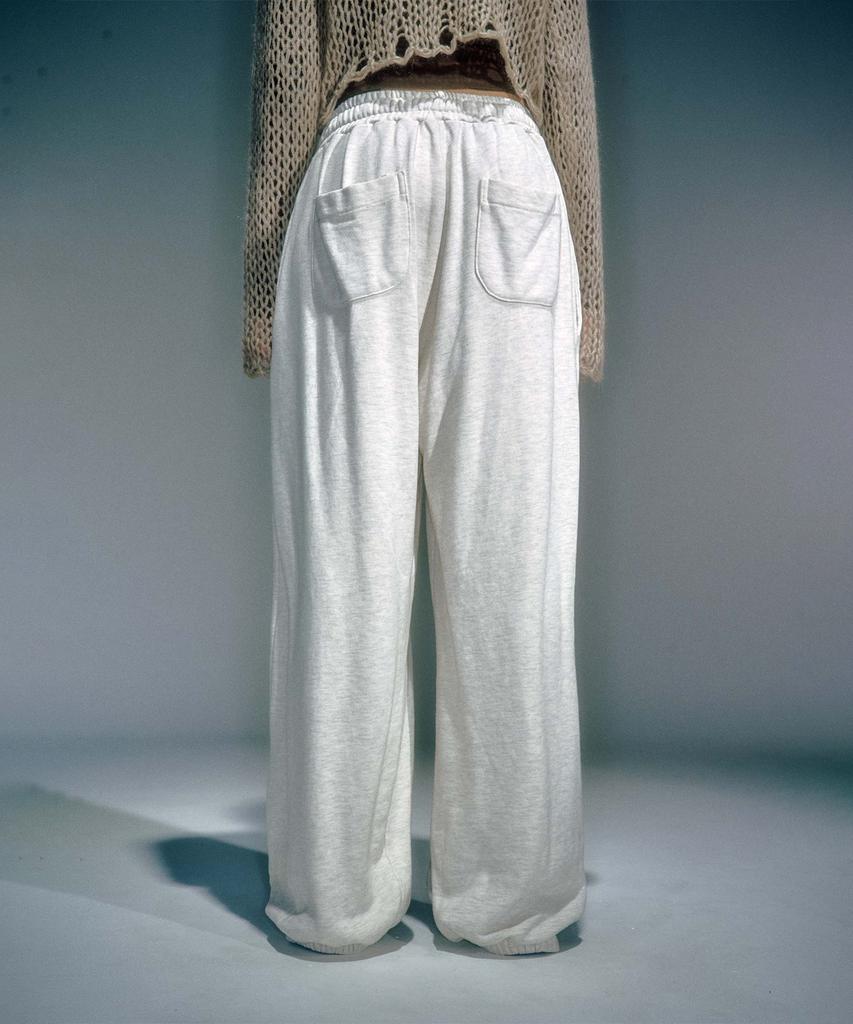 Beikeonteuakaibeu Women Workshop Washing Jogger Pants Oatmeal