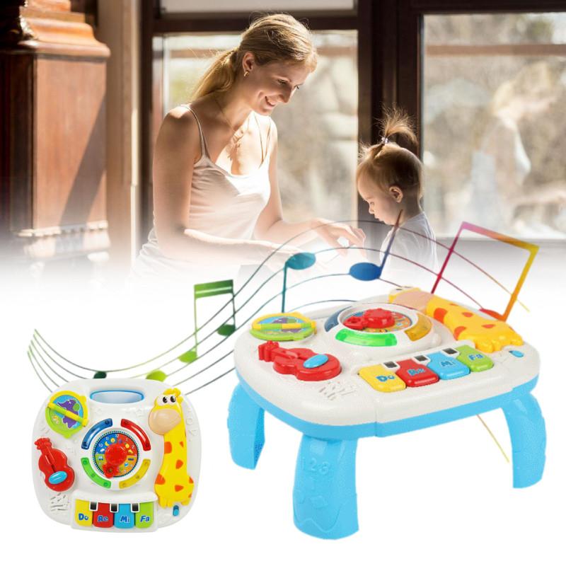 Hersity Learning Musical Activity Table Baby Toys With Lights And Sounds Gifts
