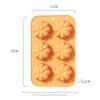5PS Silicone Baking Mold DIY Pumpkin Nut Leaves Joy of Harvest Fondant Cake Silicone Halloween Art Craft Decorating Tool