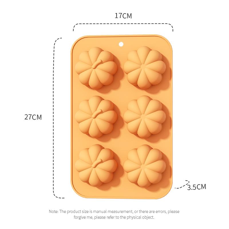 5PS Silicone Baking Mold DIY Pumpkin Nut Leaves Joy of Harvest Fondant Cake Silicone Halloween Art Craft Decorating Tool