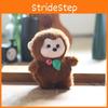 Animal Monkey Panda Soft Short Plush Keychain Stuffed Toy With Cotton Pp