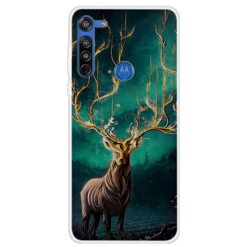 Moto G8 Power Kılıfı Yumuşak Silikon Arka Kılıf Motorola Moto G8 Plus Telefon Kılıfı İçin Moto G8 Power Lite G 8 G8+ Sevimli Kapaklar