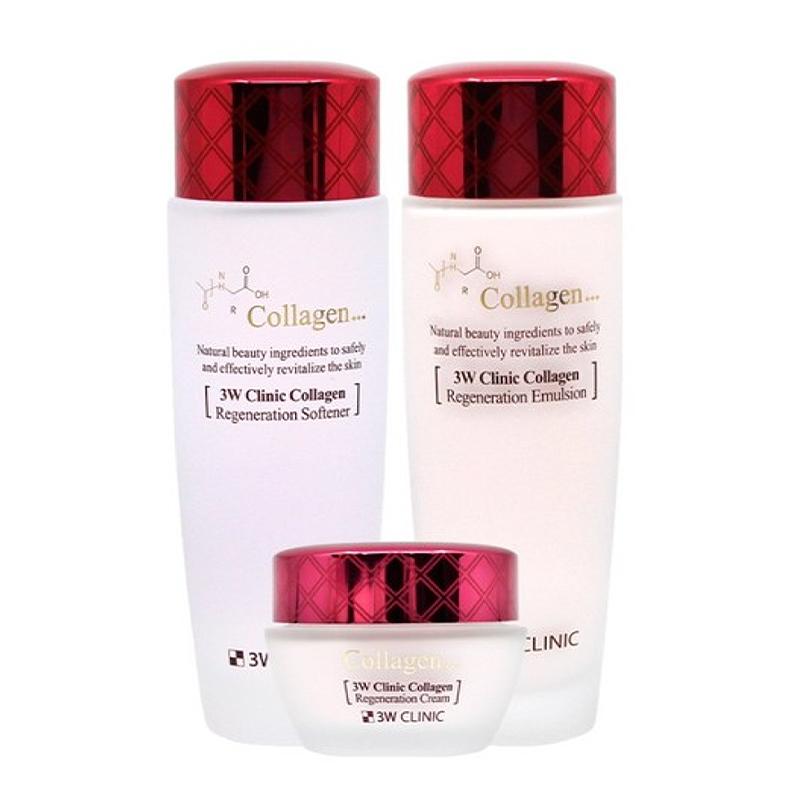 3W Clinic Collagen Skincare 3-Piece Set