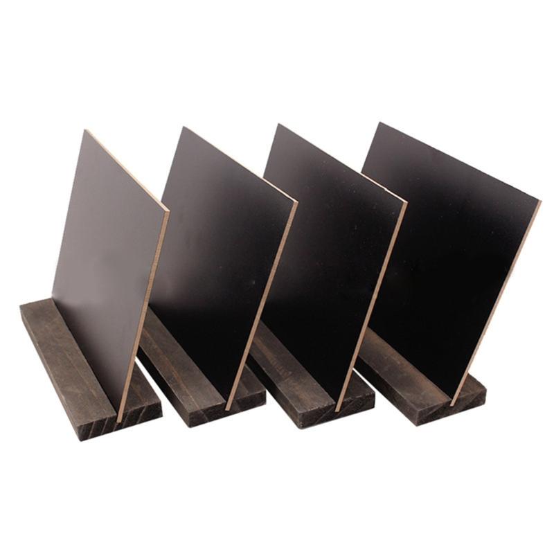8Pcs Small Chalkboards with Wood Stand Double Sided Message Board Sign Table Number Food Sign for Wedding Party