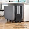 Adjustable Multi-Wheel Folding Bed for Office, Hospital, or Bedroom Use