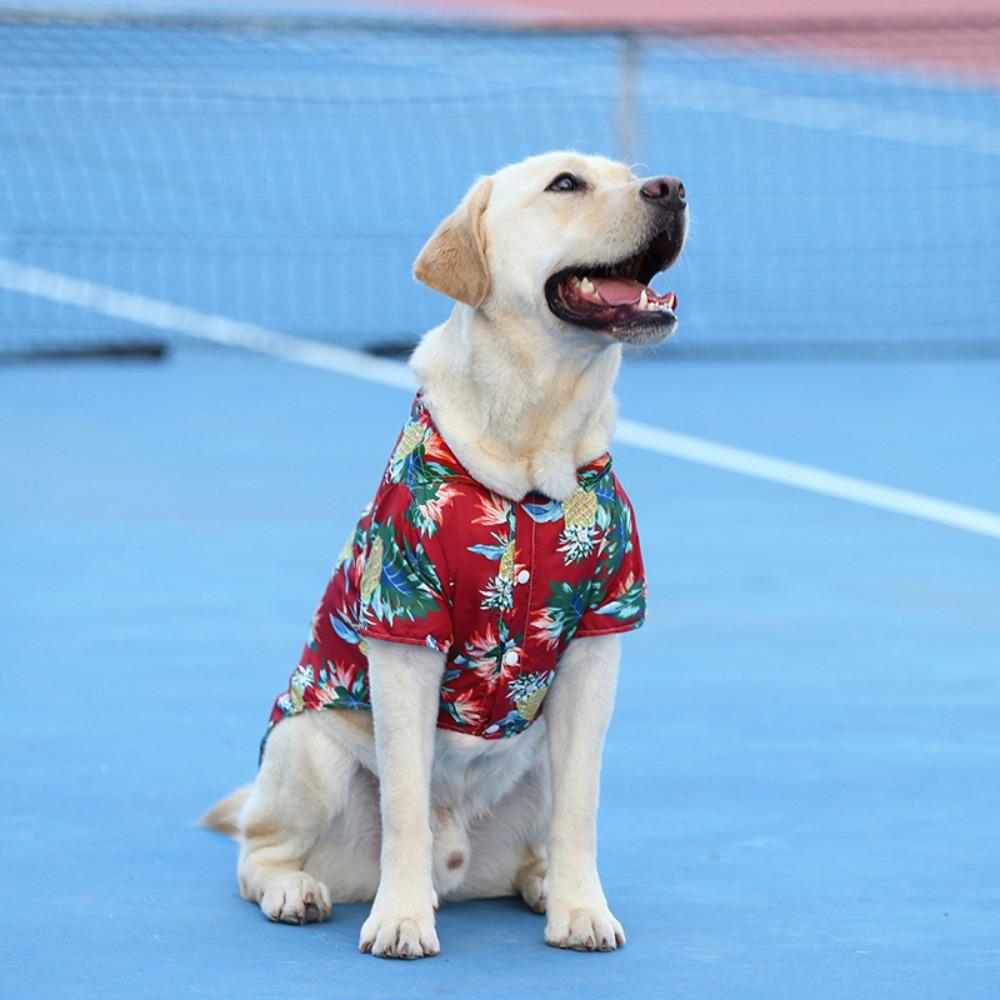 Comfortable Dog Hawaiian Shirts Hawaii Style Shirt for Dogs High Quality Pet T-shirts  Dogs