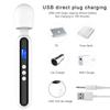 Multi functional massage stick LCD display timing vibrator silicone material 10 frequency 4-speed waterproof charging model