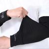 Men Long Half Finger Gloves Arm Sleeves M Letter Sun UV Protection Ice Cool Arm Cover For Cycling Fishing Climbing Sport
