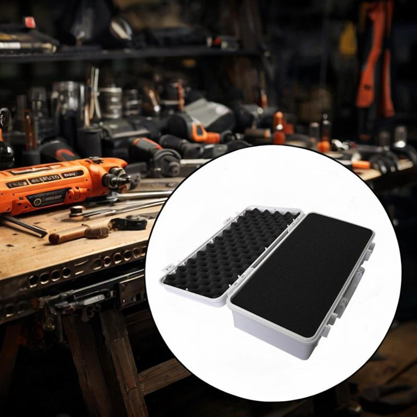 

Ящик для инструментов, органайзер, чехол для переноски с губчатой подкладкой, для хранения деталей для ремонта автомобиля белый