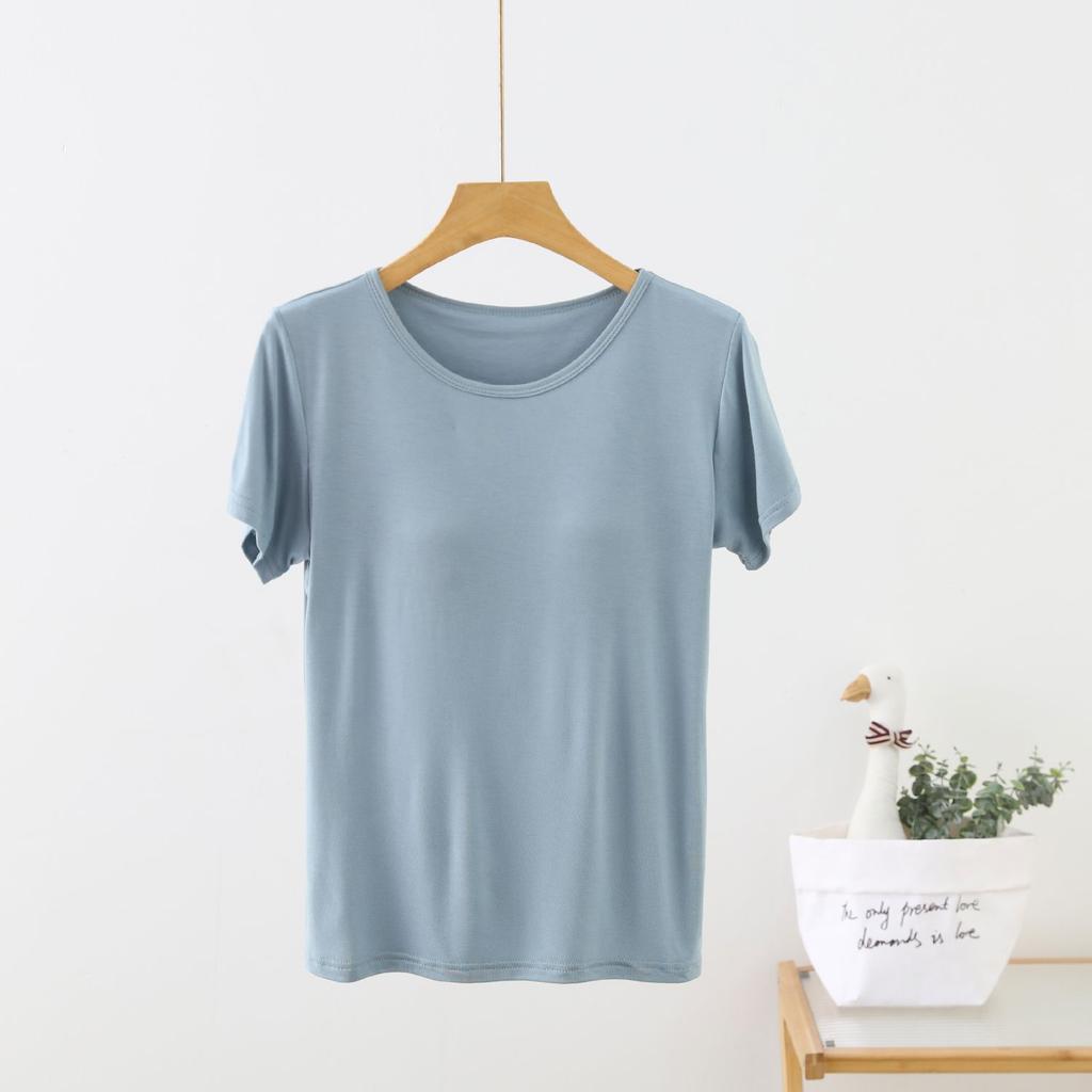 Damen Einfarbig Brustpolster Cup One Damen Tank Top Unterwäsche Übergröße