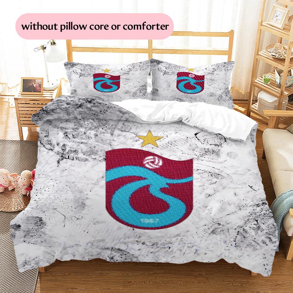 Biancheria da letto con motivo Trabzonspor Decorazione per la casa Regalo di compleanno e per le feste (1 * copripiumino + 2 * federa, senza nucleo)
