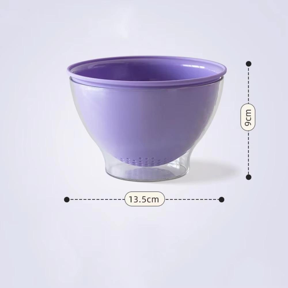 

Маленькая фруктовая корзина Пластиковый поддон для слива Новая миска для слива Фрукты фиолетовый