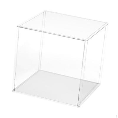 Acryl Klar Display Box Fall Figur Organizer Ständer Container Transparent für