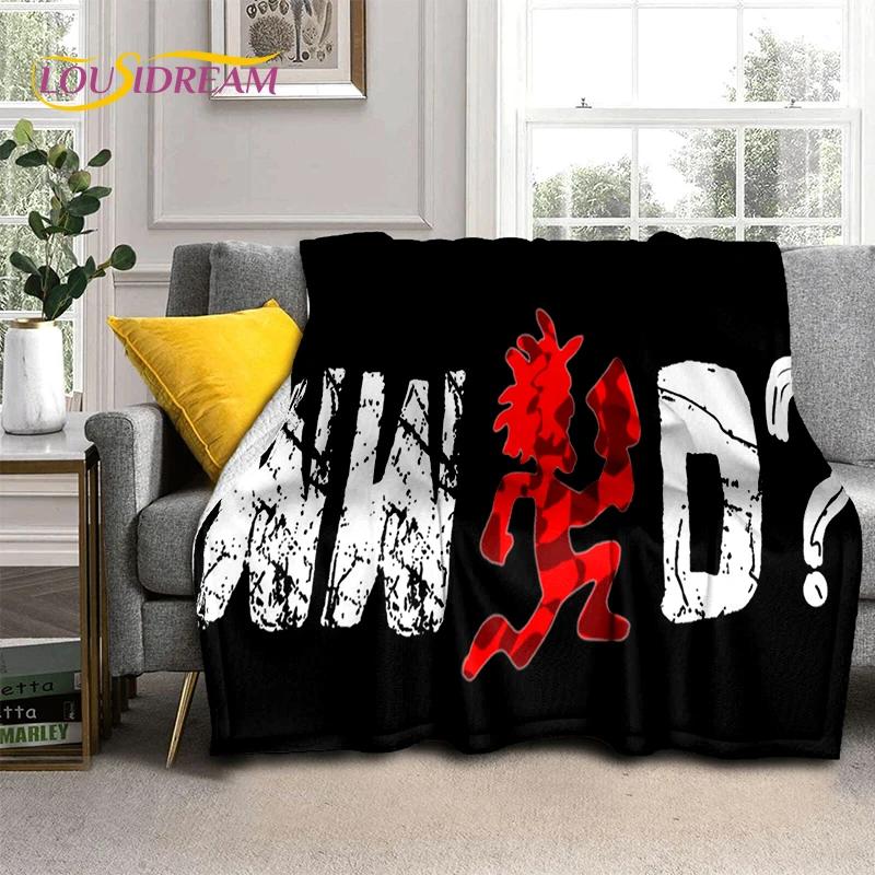Icp Insane Clown Posse Juggalo Rap Metal Soft Flannel Blanket for Bed Bedroom Sofa Picnic,Throw Blanket for Cover Outdoors Gift