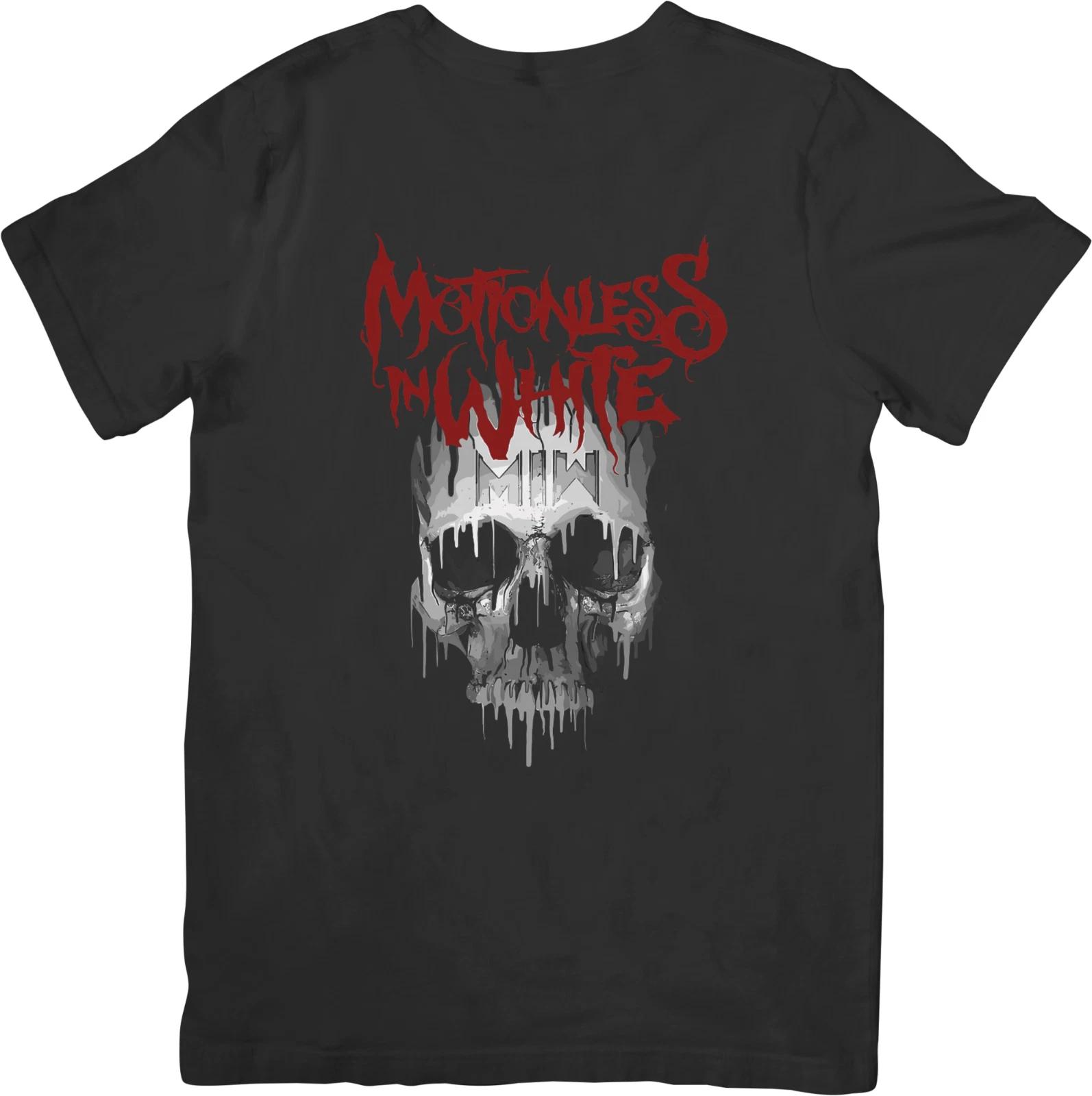 

Motionless in white Music Rock Fit for Men & Women Quality Cotton T-Shirt Black XL