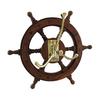 Deco 79 Wood Ship Wheel Hook, 12-Inch, Brass AU-4GF9-FM9Y