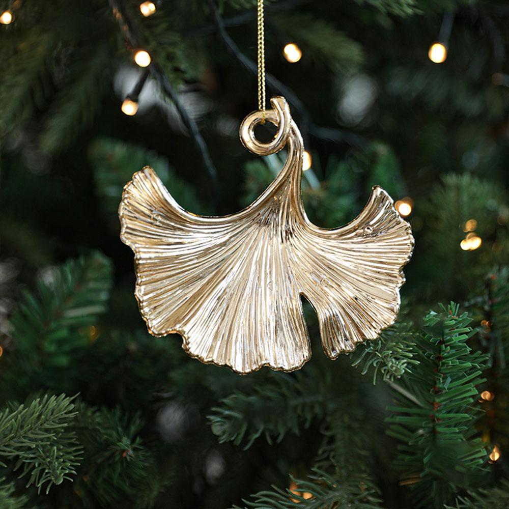 Plastic Xmas Ornament Ball Gold Christmas Tree Ornament Creative Xmas Baubles  Scene Making