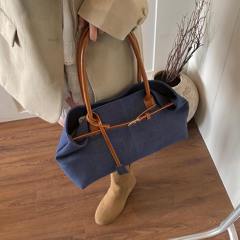 High Quality Fashionable Versatile Commuting Handbag Simple Casual Large Capacity Armpit Shoulder Bag for Women CLE