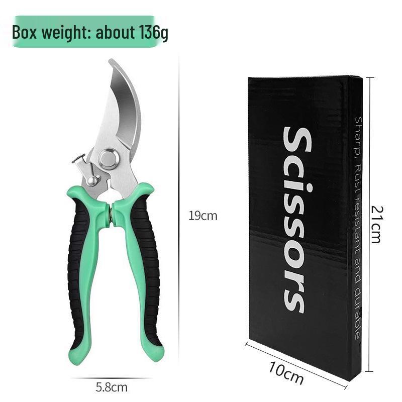 Multifunctional Stainless Steel Pruning Shears for Gardening, Grafting, and Flower Branches