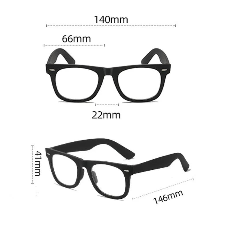 Vintage Pochromic Reading Glasses for Women Men Fashion New Square HD Eyeglasses Stylish Color Changing Sunglasses for Lady
