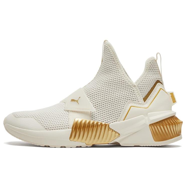 (WMNS) PUMA Provoke XT Mid  White Team Gold  Women s 194111-02 EU 35.5
