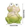 Decorative Frogs Themed Glasses Rack Stand Holder Crafted In Resin For Stylish And Functional Desktop Accessory